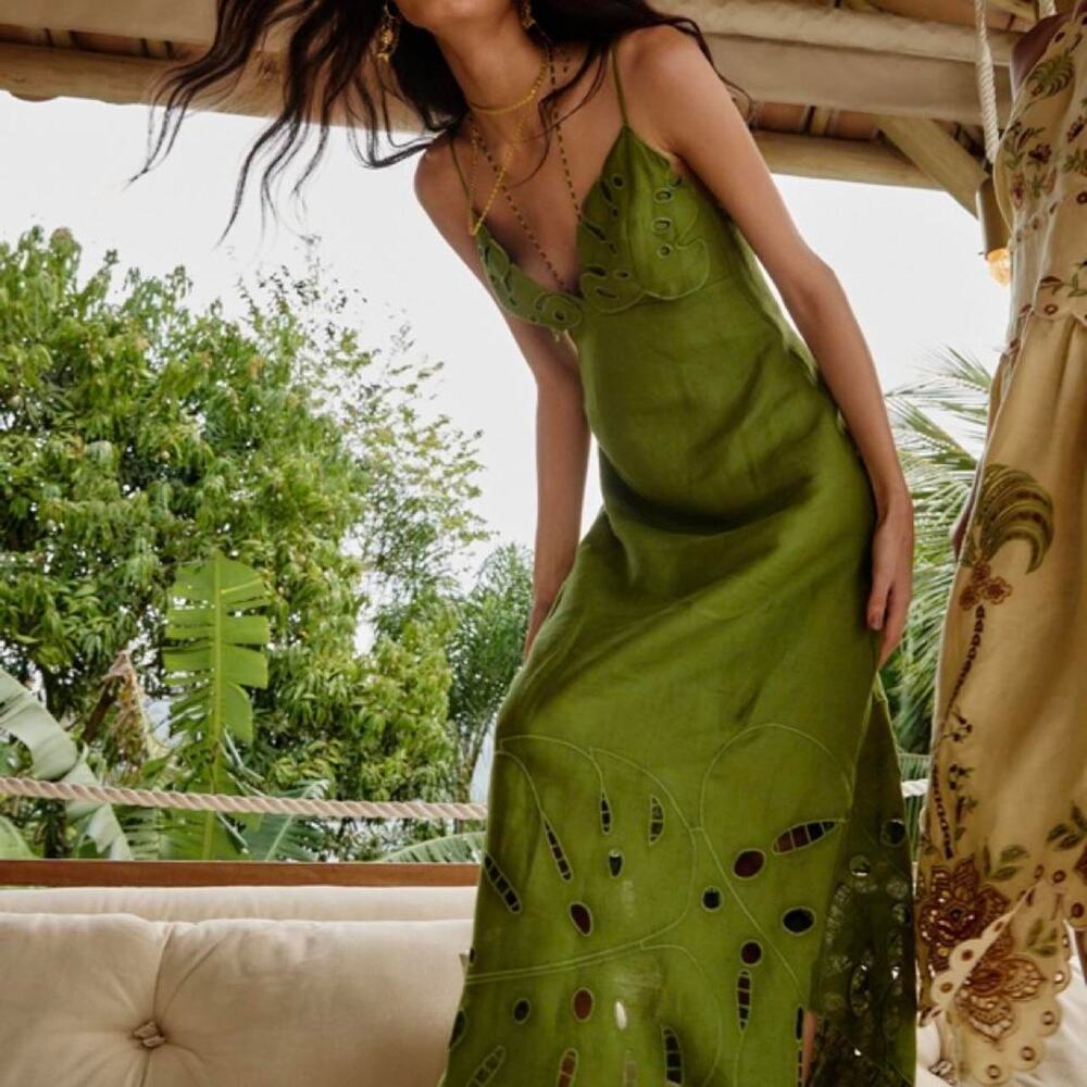 Farm rio green maxi dress - Picture 8 of 8